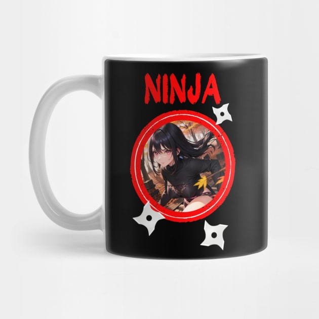 Ninja Target Love Cute Anime Girl by Clicks Clothes